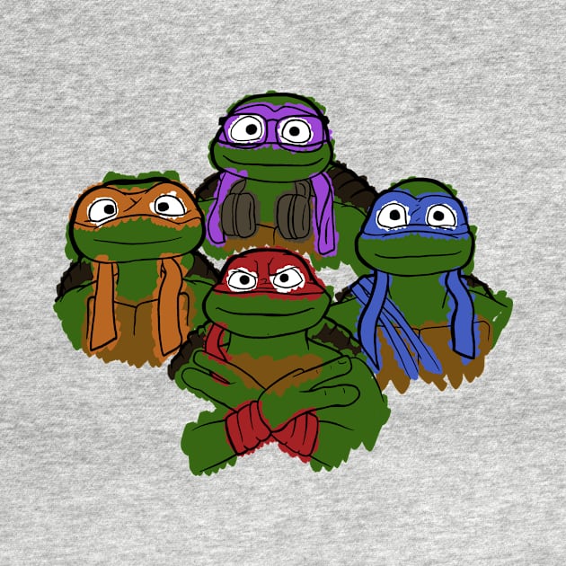 TMNT x Queen by The Adult Nerd